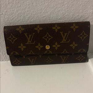 Louis Vuitton Dark Brown Monogram Wallet